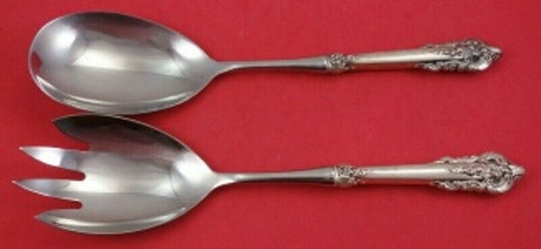 Grande Baroque by Wallace Sterling Silver Salad Serving Set HHWS 2-Piece 11 1/2"