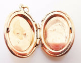 12K Rose Gold Filled Oval Locket (#J3152)