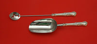 English Rose by Durgin Sterling Silver Bar Set 2pc HHWS  Custom Made