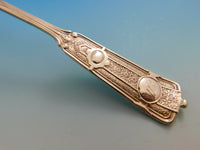 Ribbon by Wendt Sterling Silver Flatware Service for 8 Set 50 pcs Antique c1870
