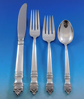 Danish Baroque by Towle Sterling Silver Flatware Set for 8 Service 53 pieces