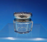 Lancaster by Gorham Sterling Silver and Glass Dresser Jar 1 1/2" (#4724)