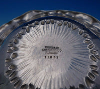 Shreve and Co Sterling Silver Bowl Floral Flower #11031 6" Diameter (#3703)
