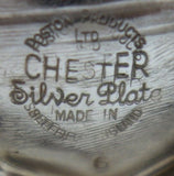 Chester English Silverplate Sugar Shaker 8 1/4" Tall x 2 1/2" (#2836)