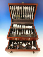 Adam by Shreve Sterling Silver Flatware Set for 12 Service 93 pcs Dinner Mono W