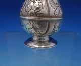 English Georgian Sterling Silver Muffineer with Chased Flowers c.1743 (#6461)