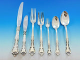 Alencon Lace by Gorham Sterling Silver Flatware Set for 8 Service 67 pieces