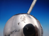 Scottish Sterling Silver Wine Taster w/ Grapes 16 3/4" Robert Gray c1824 (#4615)