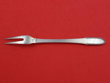 Beaded by Georg Jensen Sterling Silver Meat Fork 7 1/4" Heirloom Silverware
