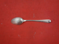 English Georgian Sterling Silver Ice Cream Spoon early 1800 fluted shell 5 1/4"