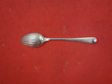 English Georgian Sterling Silver Ice Cream Spoon early 1800 fluted shell 5 1/4"
