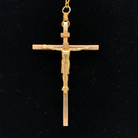 14k Yellow Gold Creed Rosary with Genuine Natural Amethyst Beads (#J5961)