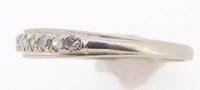 Platinum .20ct Genuine Natural Diamond Ring Band (#J3930)