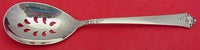 Castle Rose by Royal Crest Sterling Silver Serving Spoon Pcd 9-Hole Ovoid Custom