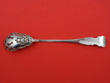 Old Rose by Fessenden Sterling Silver Olive Spoon Pierced Original 6 7/8"