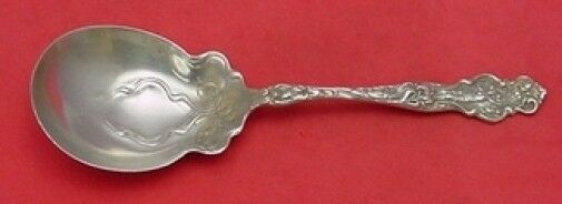 Irian by Wallace Sterling Silver Berry Spoon Figural 7 3/4"