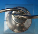 Beaded by Alan Allan Adler Sterling Silver Candlestick Pair 5" x 12" (#6065)