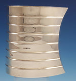 Pampaloni Italian Sterling Silver Wine Cooler Ribbed with Leaf Design (#3056)