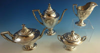 Juliet by Wallace Sterling Silver Tea Set 4pc #3700 (#1435)