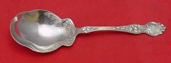 Violet by Wallace Sterling Silver Berry Spoon 7 3/4"