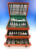 American Beauty by Shiebler Sterling Silver Flatware Set Service 144 pcs G Mono