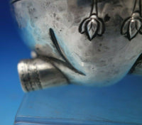 India Sterling Silver Tea Caddy Elephant Form with Chrysanthemums c.1950 (#5468)