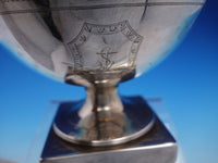 1792 Georgian English Sterling Silver Hand Engraved Waste Bowl  (#4311)