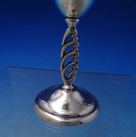 Gunnard Sterling Silver Wine Goblet / Cordial with Pierced Stem #3 (#7164)