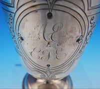 Robert and William Wilson Philadelphia Coin Silver Goblet Hand Engraved GW #3541