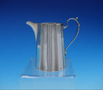 J E Caldwell Sterling Silver Milk Pitcher Ribbed Body Cast Handle (#3318)