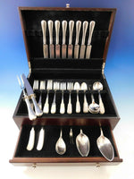 Moulton by Old Newbury Crafters Sterling Silver Flatware Set 8 Service 54 pieces