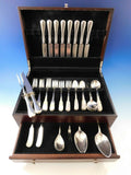 Moulton by Old Newbury Crafters Sterling Silver Flatware Set 8 Service 54 pieces