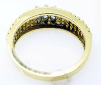 14K Gold Genuine Natural Diamond Ring with .40 Carat Marquise Diamonds (#J742)