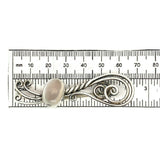 George Shiebler Sterling Pin with Moonstone #1773 (#J5429)