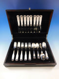 Old Danish by Georg Jensen Sterling Silver Flatware Set 8 Service 40 pcs Dinner