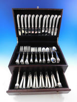 Onslow by Tuttle Sterling Silver Flatware Set Service 84 Pieces DE Date mark Old