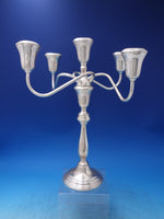 Towle Sterling Silver Candelabra Pair 5-Light #26-5T Weighted 14 1/2" (#7218)