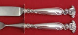 Romance of the Sea by Wallace Sterling Silver Steak Carving Set 2-pc 10 1/7"