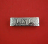 Number 184 by Lebolt Sterling Silver Napkin Ring Rectangle 1.2 ozt. 3" x 5/8"