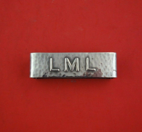 Number 184 by Lebolt Sterling Silver Napkin Ring Rectangle 1.2 ozt. 3" x 5/8"