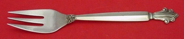 Acanthus by Georg Jensen Sterling Silver Salad Fork 3-Tine 6 5/8" Antique