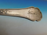 Medici Old By Gorham Sterling Silver Berry Spoon Goldwashed Brite-Cut 8 1/2"