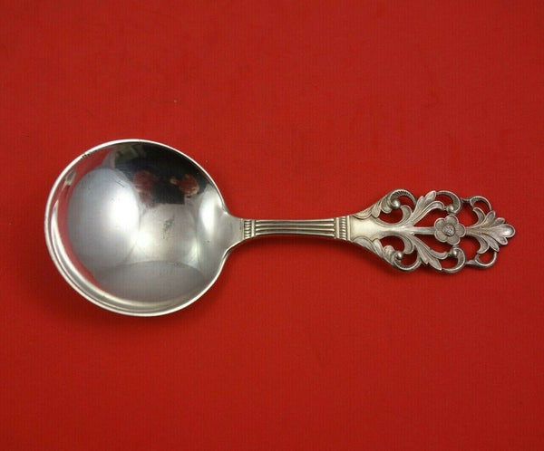 Viking Rose by Th. Marthinsen Norwegian .830 Silver Nut Spoon Not Pierced 4 3/4"
