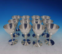 Faneuil by Tiffany and Co Sterling Silver Martini Glass Set 12pc #18885 (#4650)