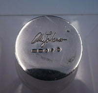 Olle Johanson Sterling Silver Hors D'Oeuvres Pick Holder w/ Three Picks (#4878)