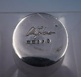 Olle Johanson Sterling Silver Hors D'Oeuvres Pick Holder w/ Three Picks (#4878)