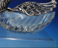 FB German Sterling Silver Crystal Sugar Basket Swan Form w/Movable Wings (#6473)