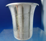 Judaica by Unknown Sterling Silver Kiddush Cup Star of David c.1960 (#5476)