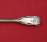 William Chawner English Georgian Sterling Silver Salt Spoon Master GW 4 1/4"