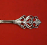 Viking Rose by Th. Marthinsen Norwegian Sterling Silver Preserve Spoon 6 3/4"